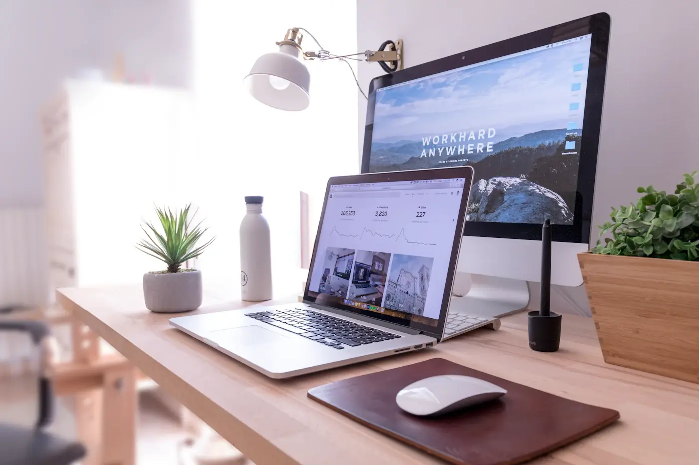 A laptop open to a small business website